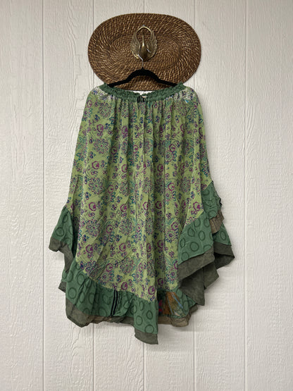 Crepe Wild Rose Skirt 1025 229