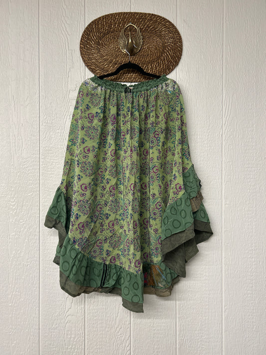 Crepe Wild Rose Skirt 1025 229