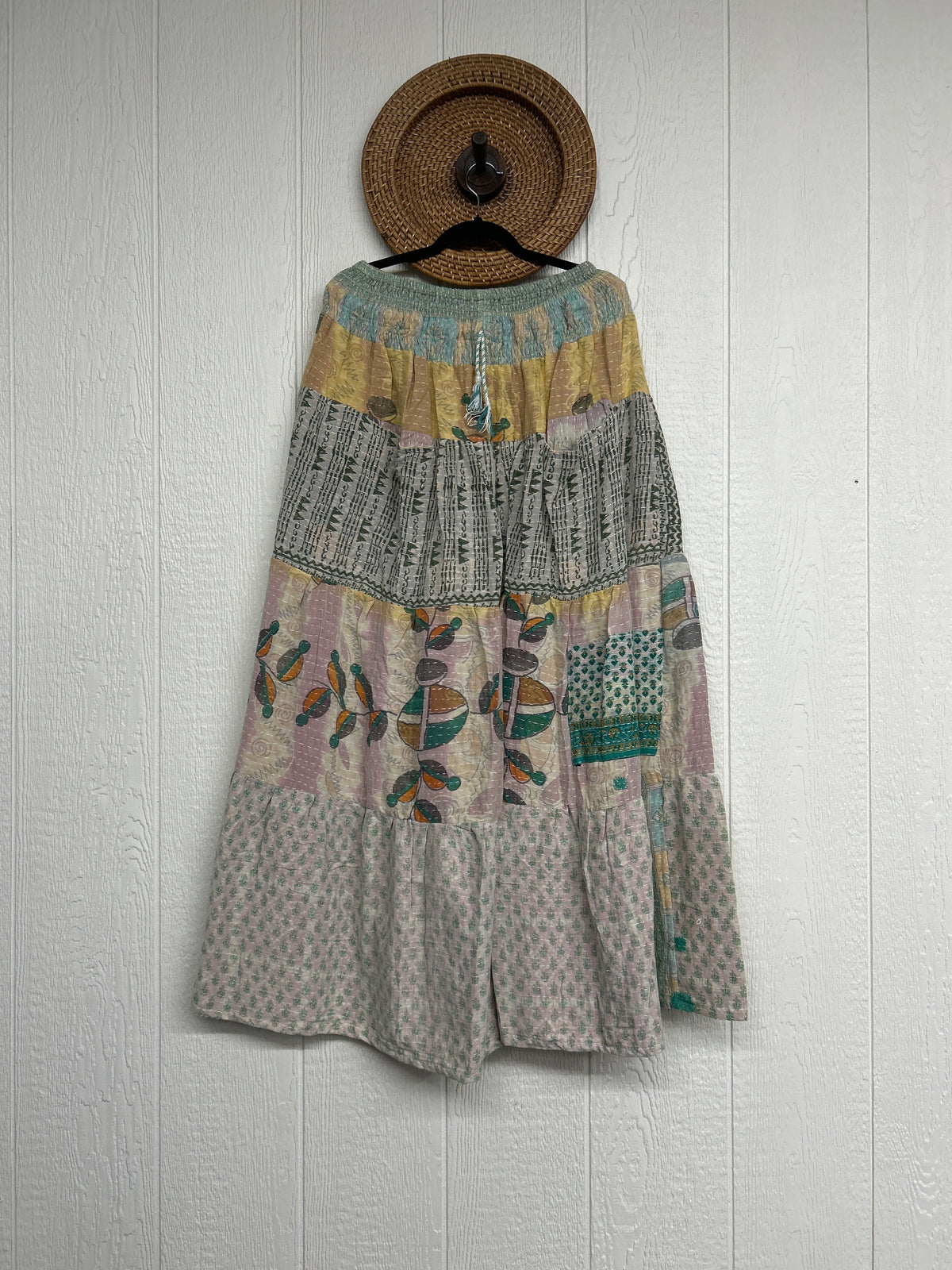 Pareo Kantha Lotus Maxi Skirt 0826 244