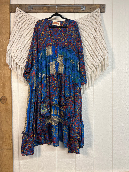 Rasgulla Sari Rhiannon Kimono 0826 071