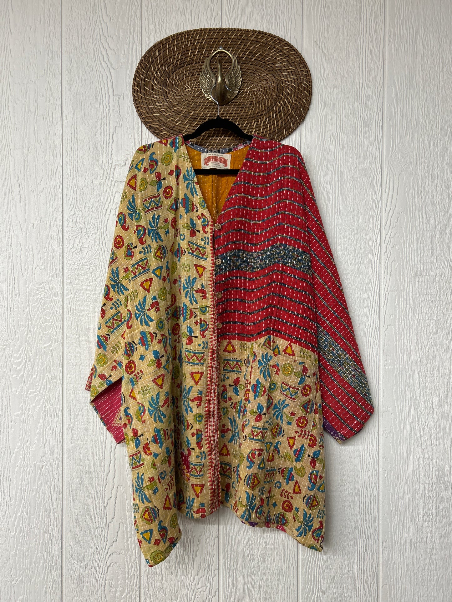 Pareo Kantha Gaia Button-Down Kimono 0126 203