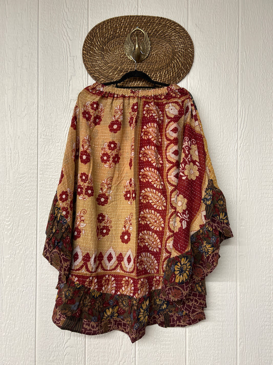 Pareo Kantha Wild Rose Skirt 0426 022
