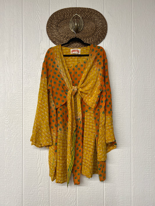Crepe Sari Shortie Spellbound Kimono 0426 109