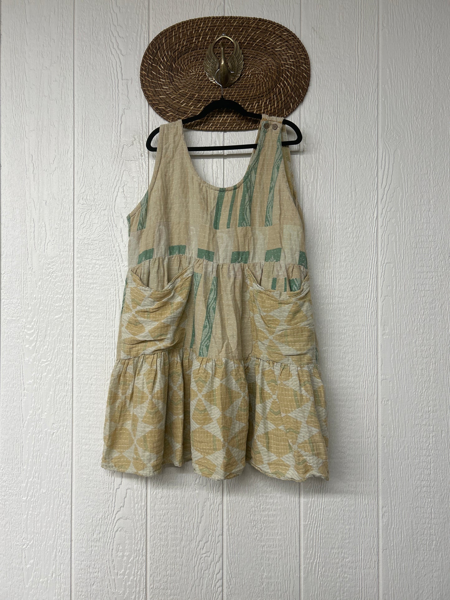 Alchemi Kantha Meadow Mini Dress 0826 001