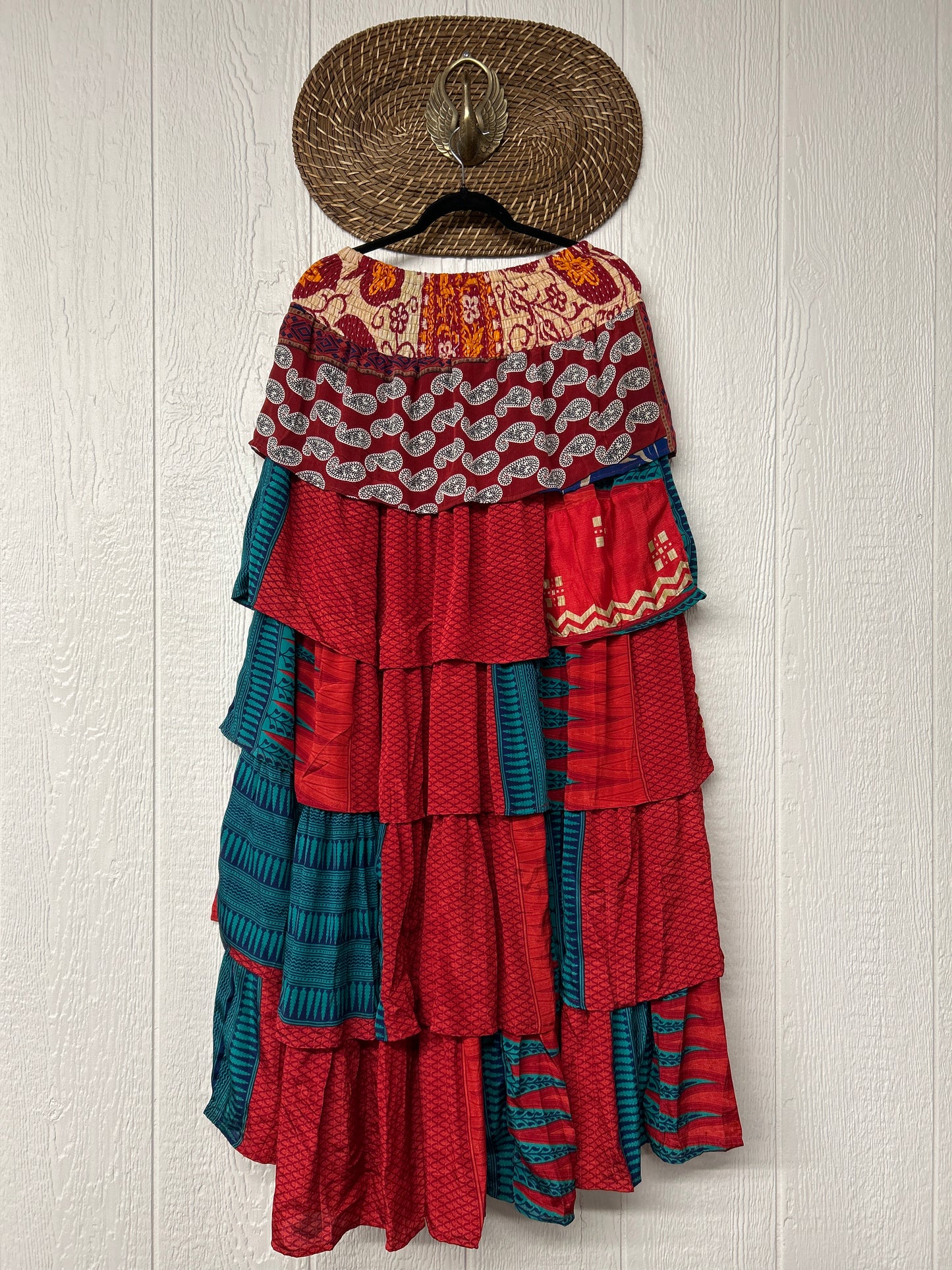 Rasgulla Sari Venus Ruffle Maxi 1125 095