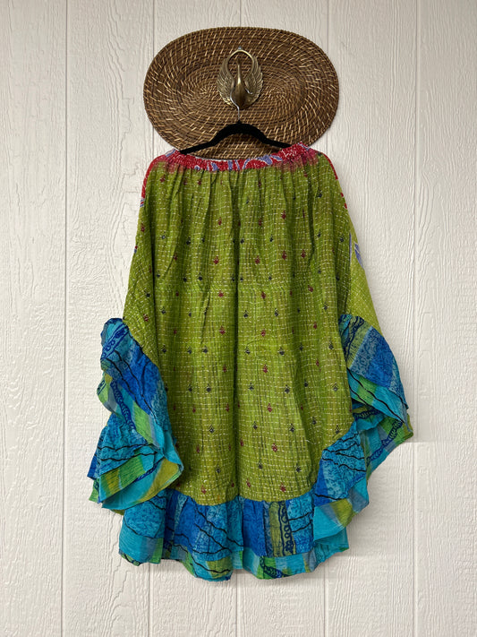 Pareo Kantha Wild Rose Skirt 0426 007