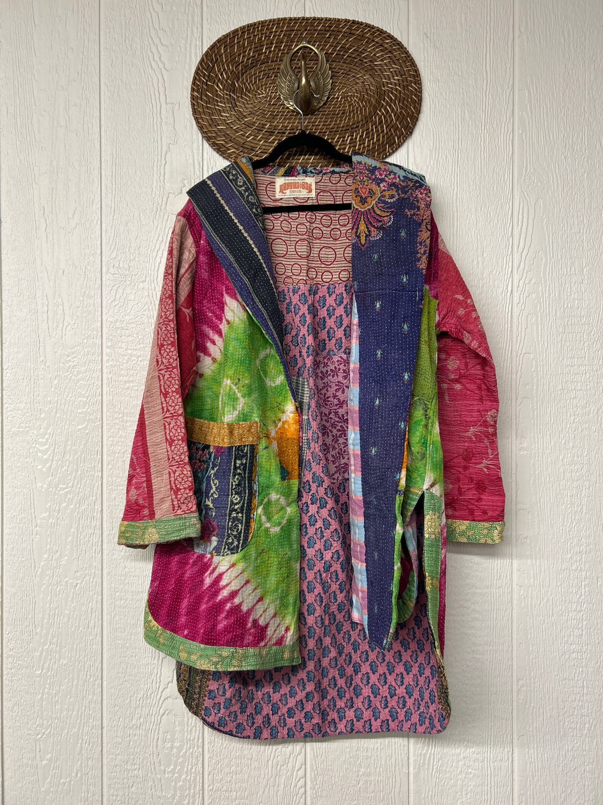 Fine Kantha Drifter Coat 1026 197