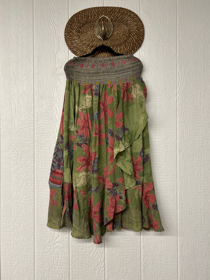 Crepe Sari Inner Peace Wrap Skirt 0626 075