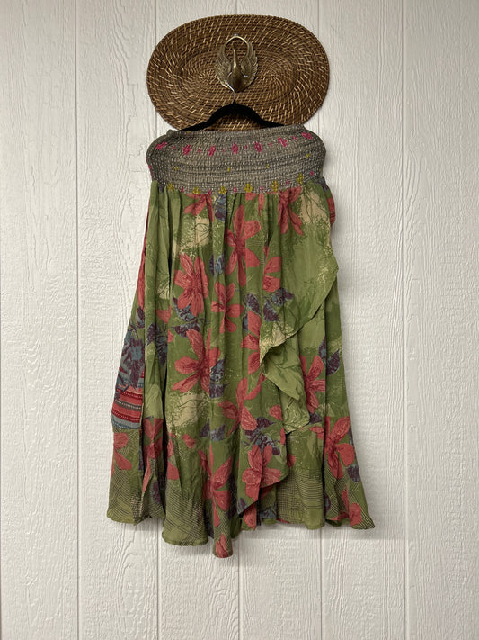 Crepe Sari Inner Peace Wrap Skirt 0626 075