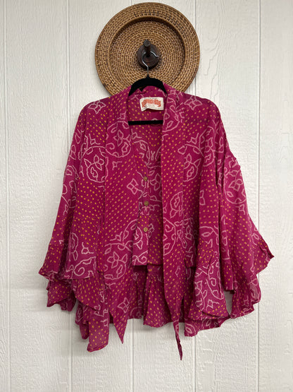 Crepe Sari Wild Rose Top 1225 117