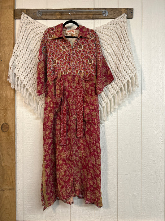 Pareo Kantha Gravity Duster Dress 0226 121