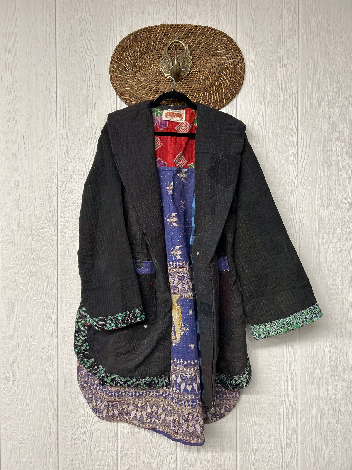 Fine Kantha Drifter Coat 1026 079