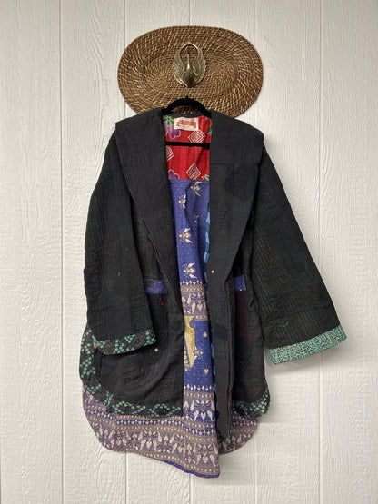 Fine Kantha Drifter Coat 1026 079