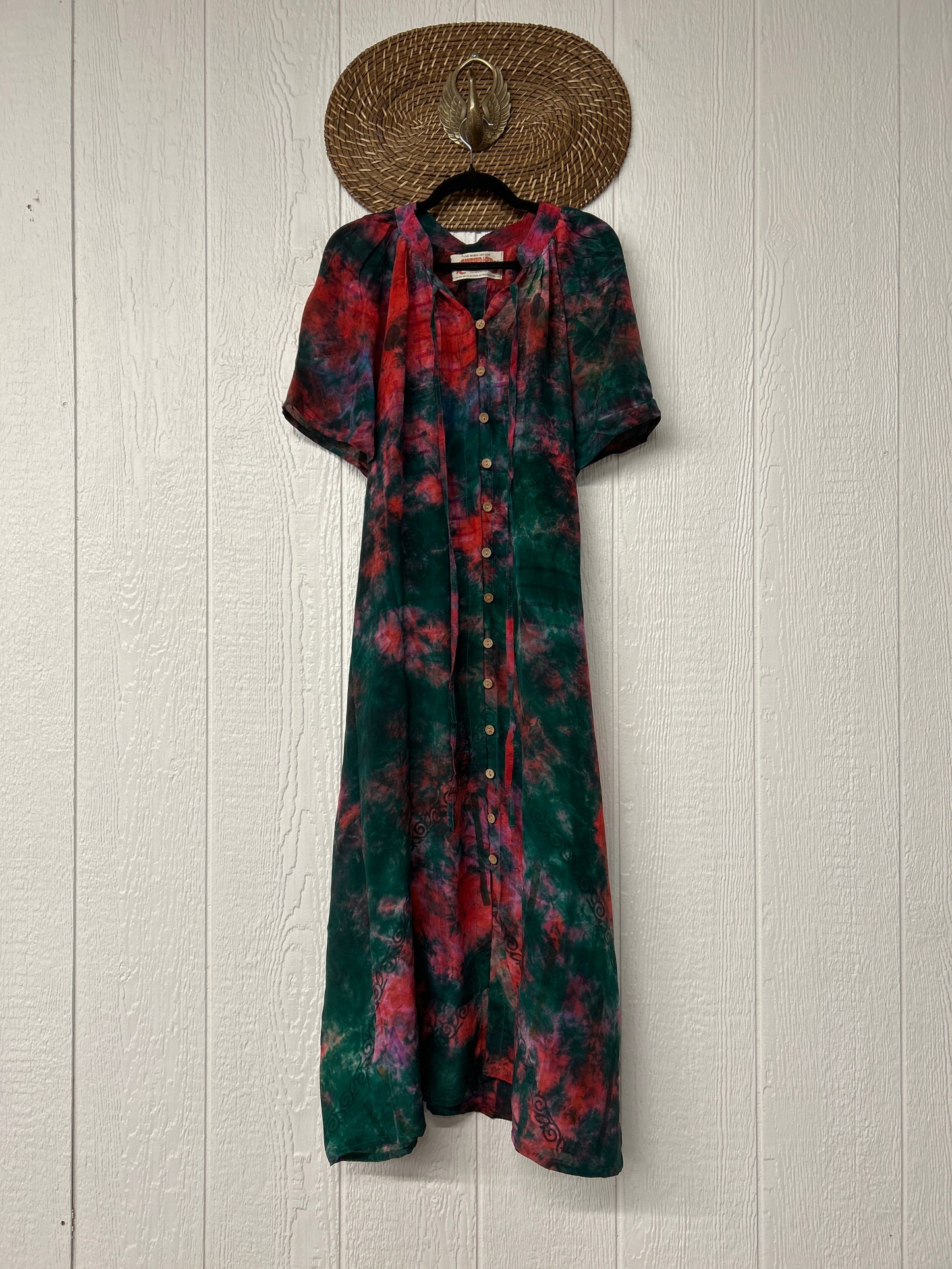 Crepe Sari Summer Woodstock Duster 0626 142