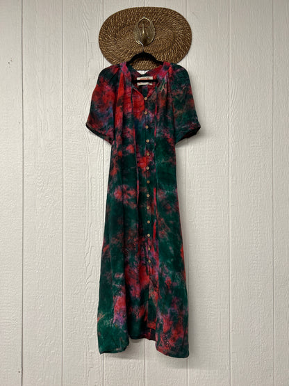 Crepe Sari Summer Woodstock Duster 0626 142