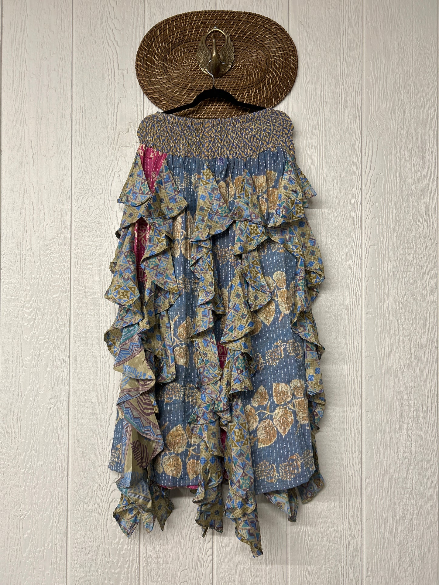 Pareo Kantha Willow Maxi Skirt 0826 153