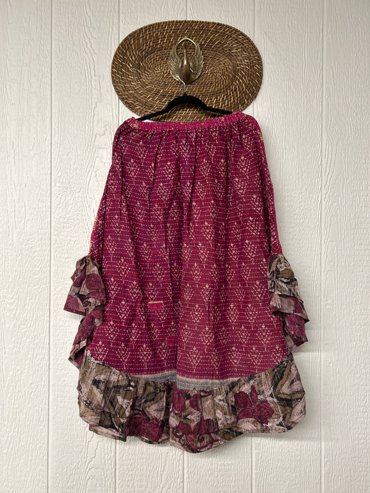 Pareo Kantha Wild Rose Skirt 0426 087