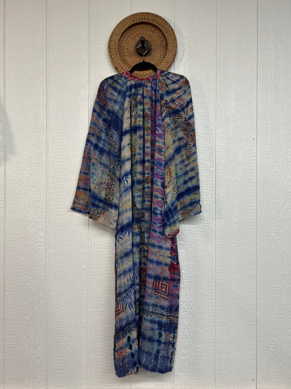 Crepe Sari Woodstock Duster Dress 0226 216
