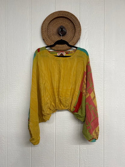 Crepe Sari Luna Crop Top 0126 054