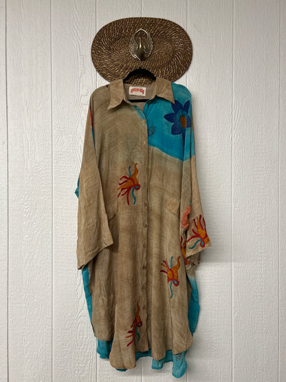 Crepe Sari Free To Be Longsleeve Maxi 1225 047