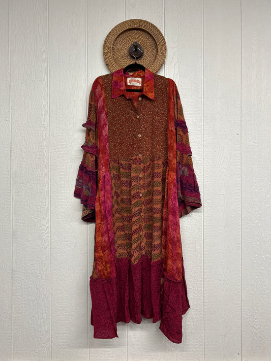 Crepe Sari Rhiannon Duster Dress 0226 206