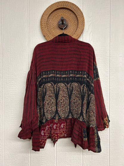 Crepe Sari Wild Rose Top 1225 060