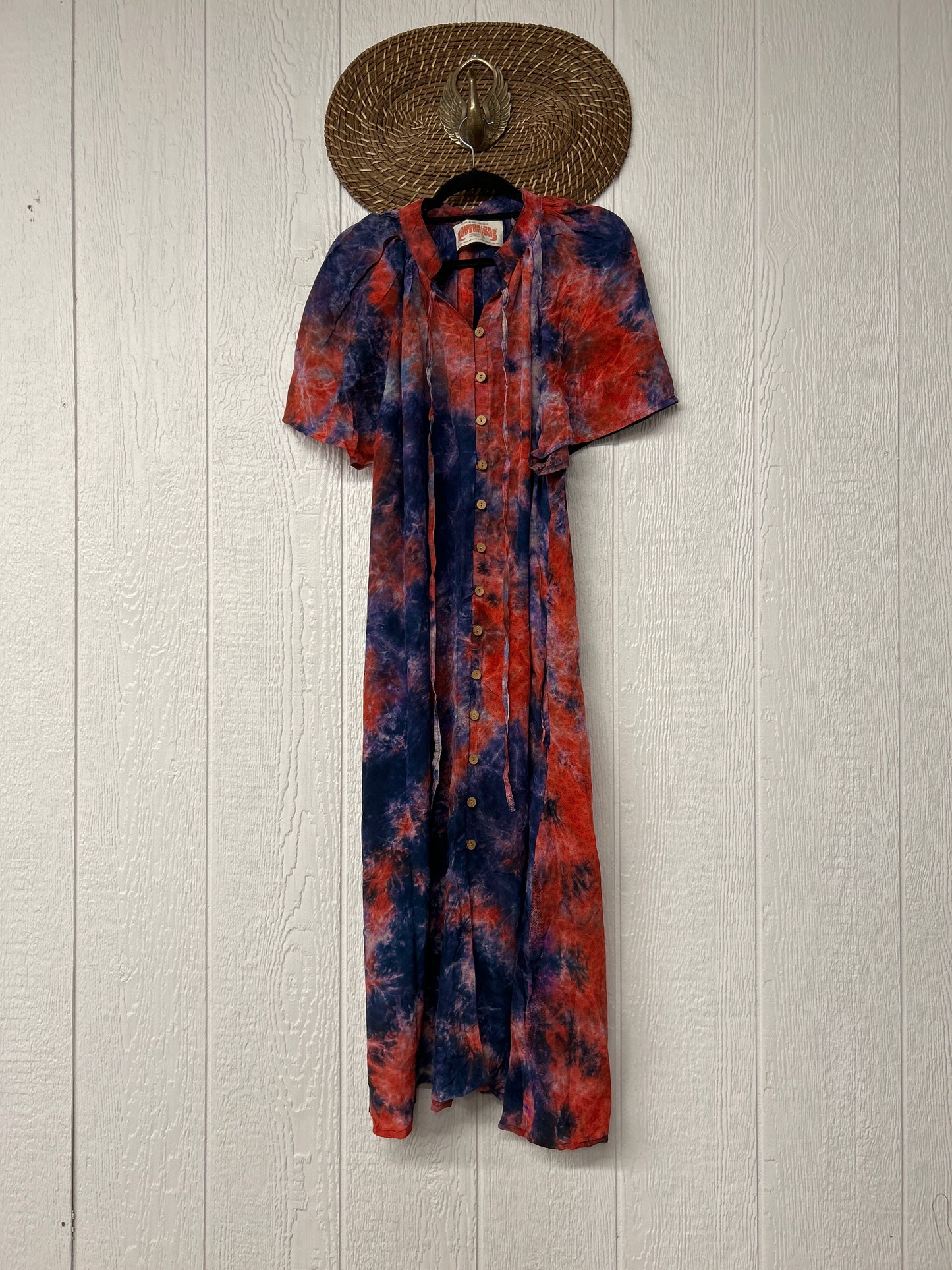 Crepe Sari Summer Woodstock Duster 0626 248