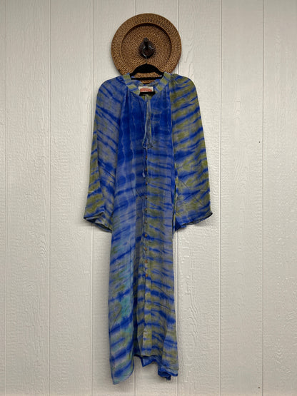 Crepe Sari Woodstock Duster Dress 0226 158