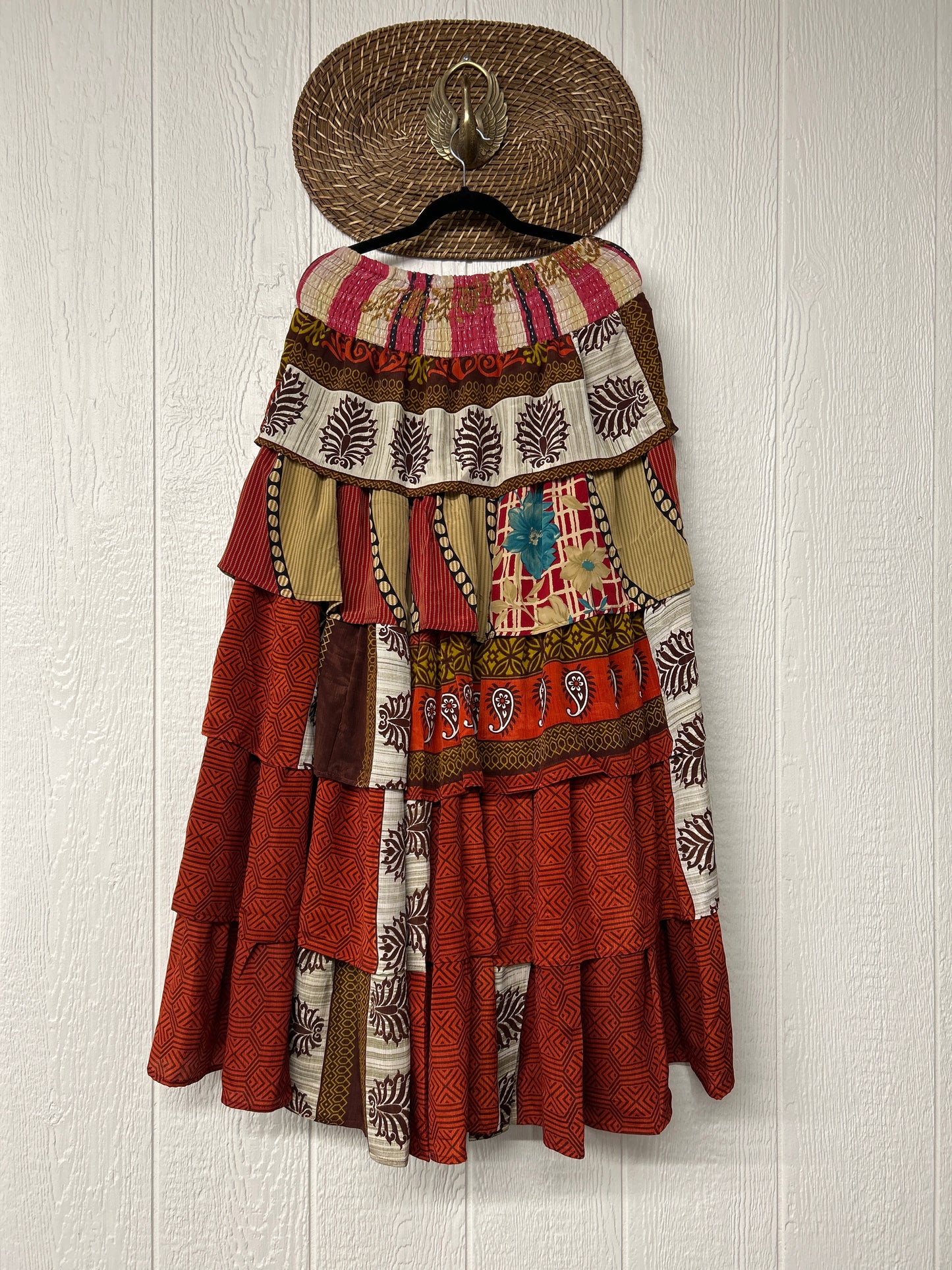 Rasgulla Sari Venus Ruffle Maxi 1125 025