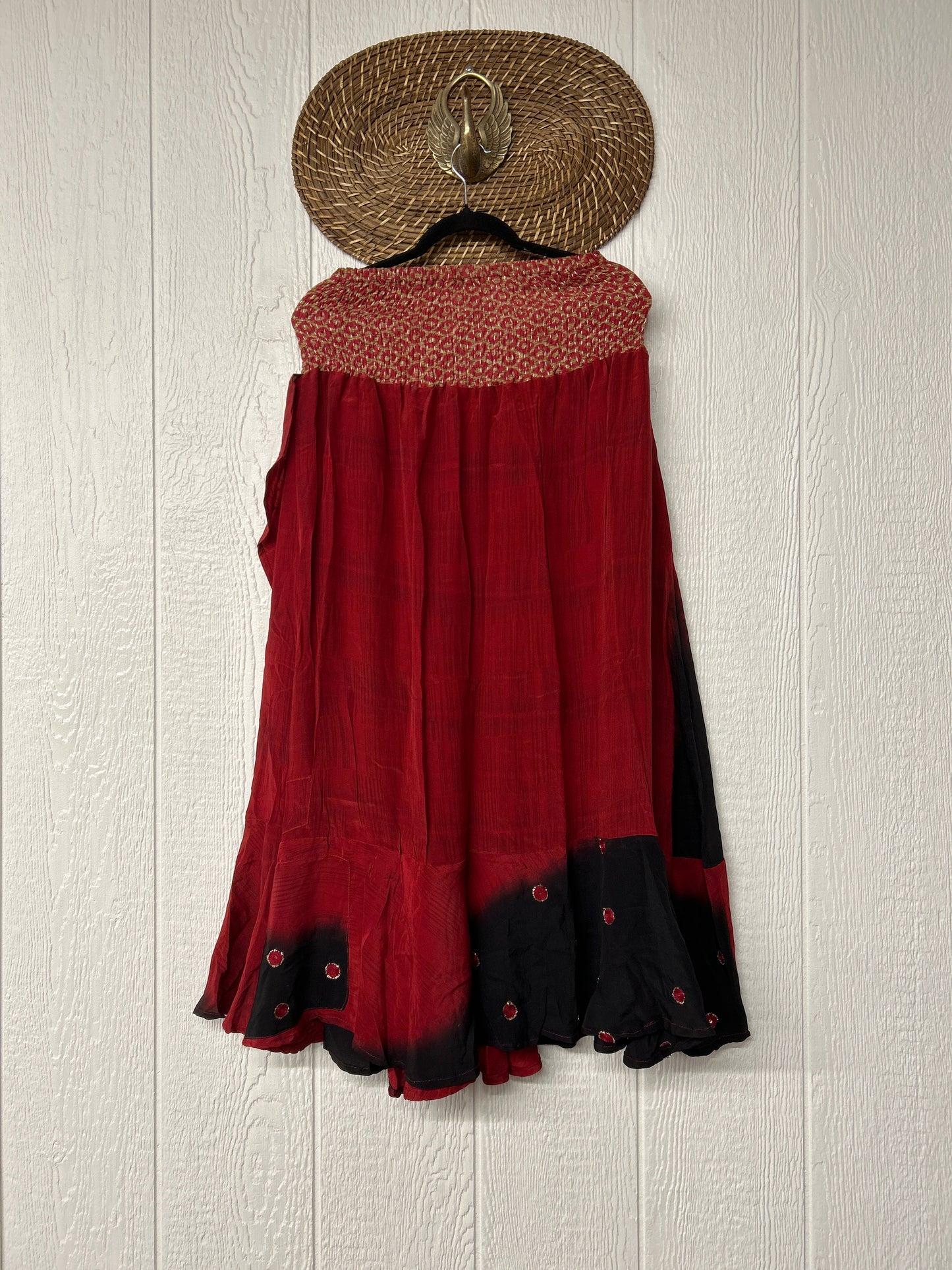 Crepe Sari Inner Peace Wrap Skirt 0626 014