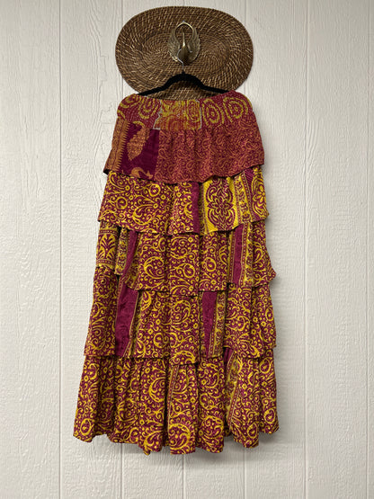 Rasgulla Sari Venus Ruffle Maxi 1125 065