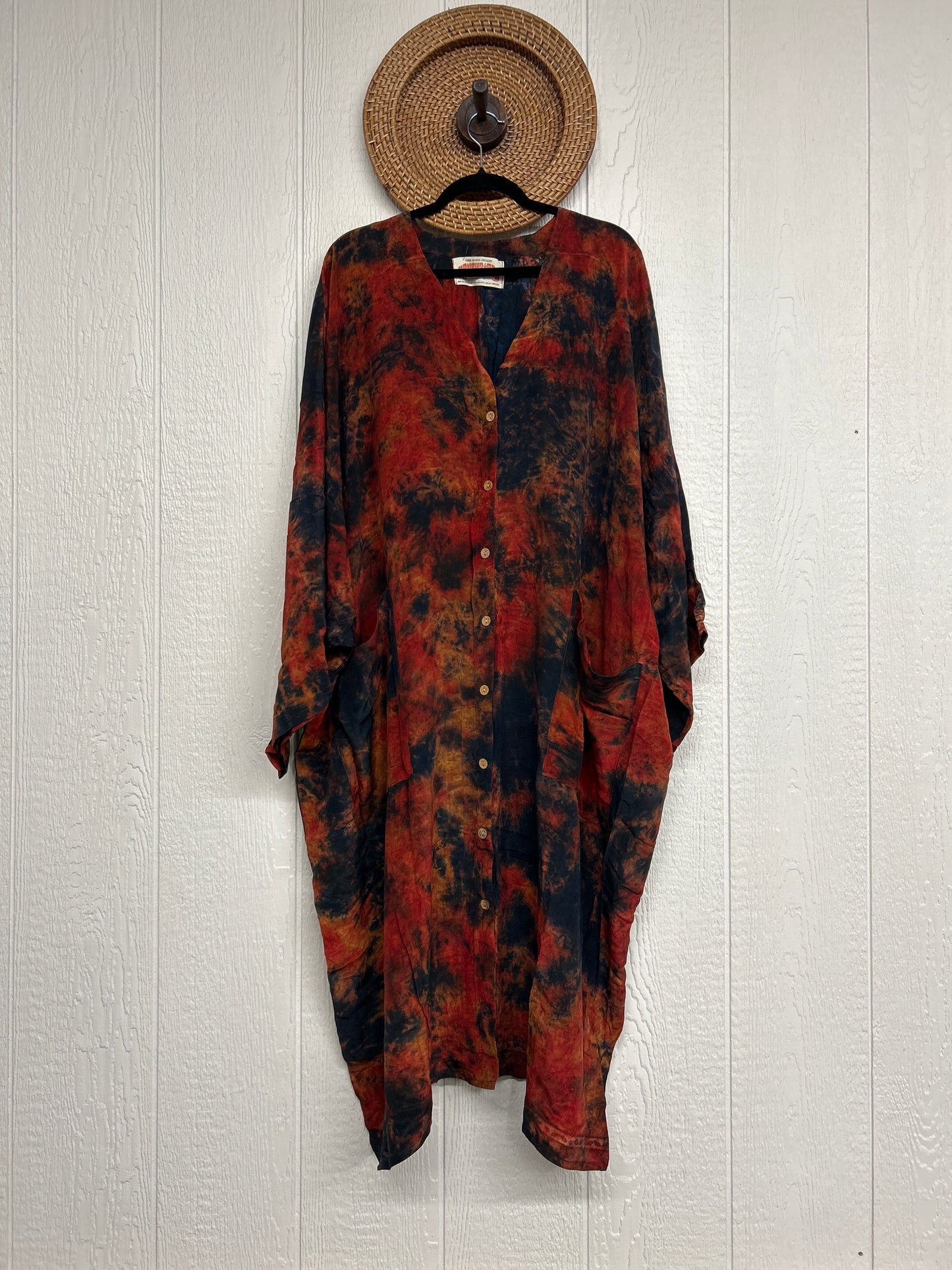 Crepe Sari Gaia Duster Dress 0826 203