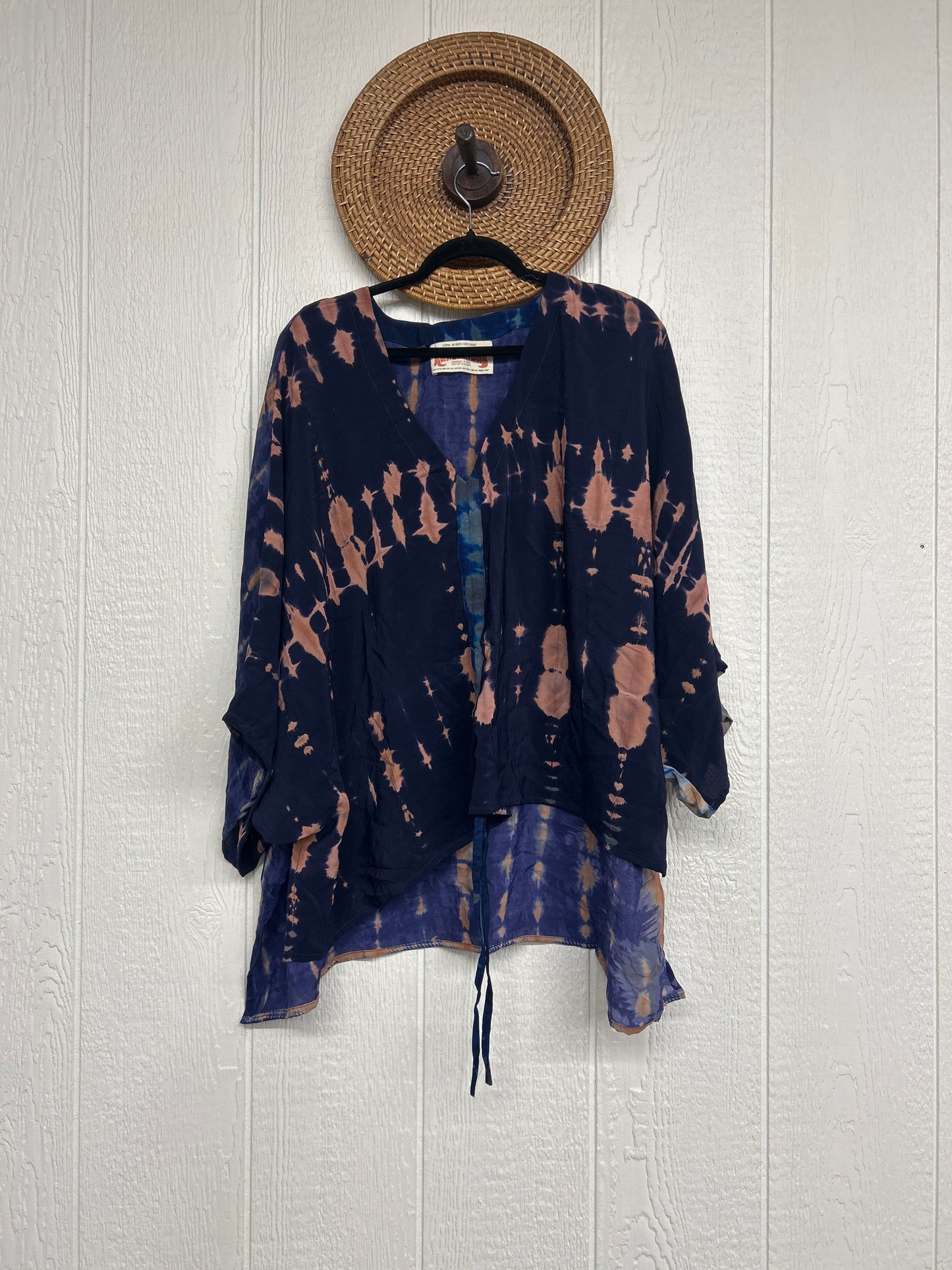 Crepe Sari Hi Lo Butterfly Top 0726 024