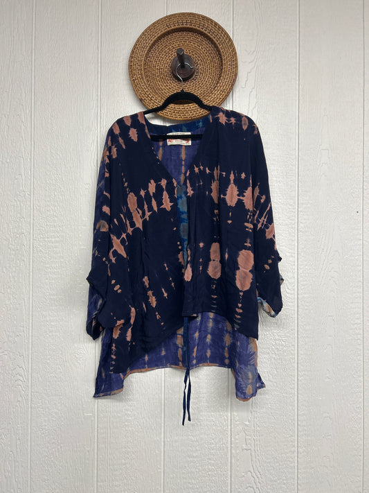 Crepe Sari Hi Lo Butterfly Top 0726 024