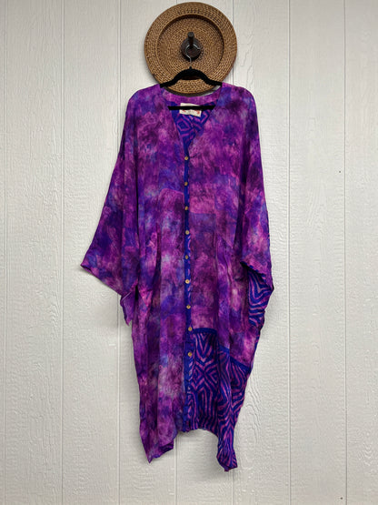 Crepe Sari Gaia Duster Dress 0826 175