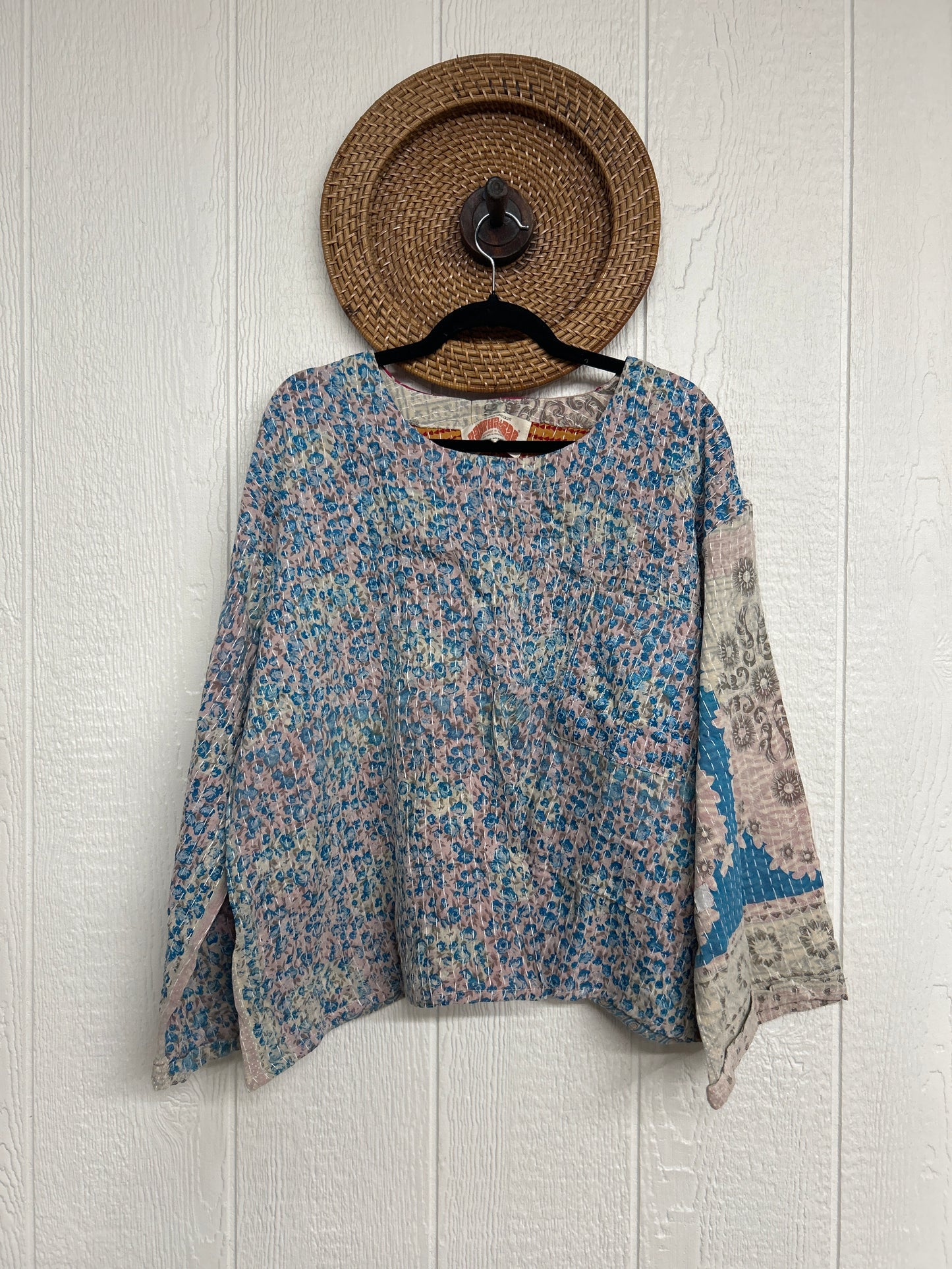 Pareo Kantha Wanderer Pocket Crop Top 0226 064