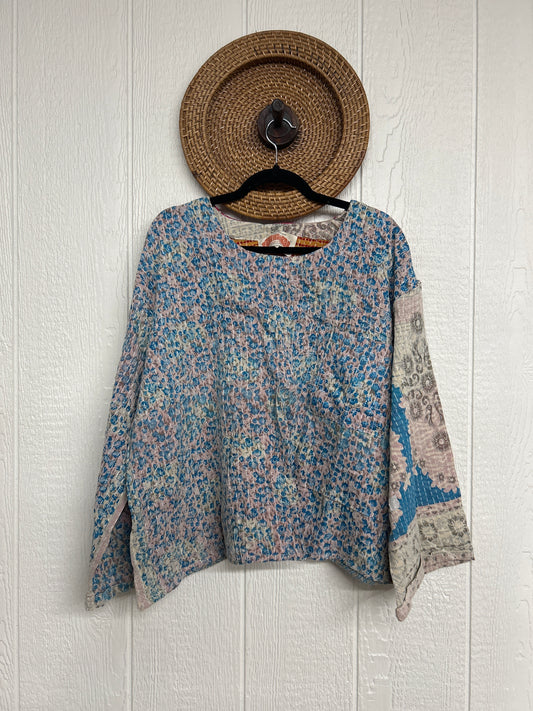 Pareo Kantha Wanderer Pocket Crop Top 0226 064