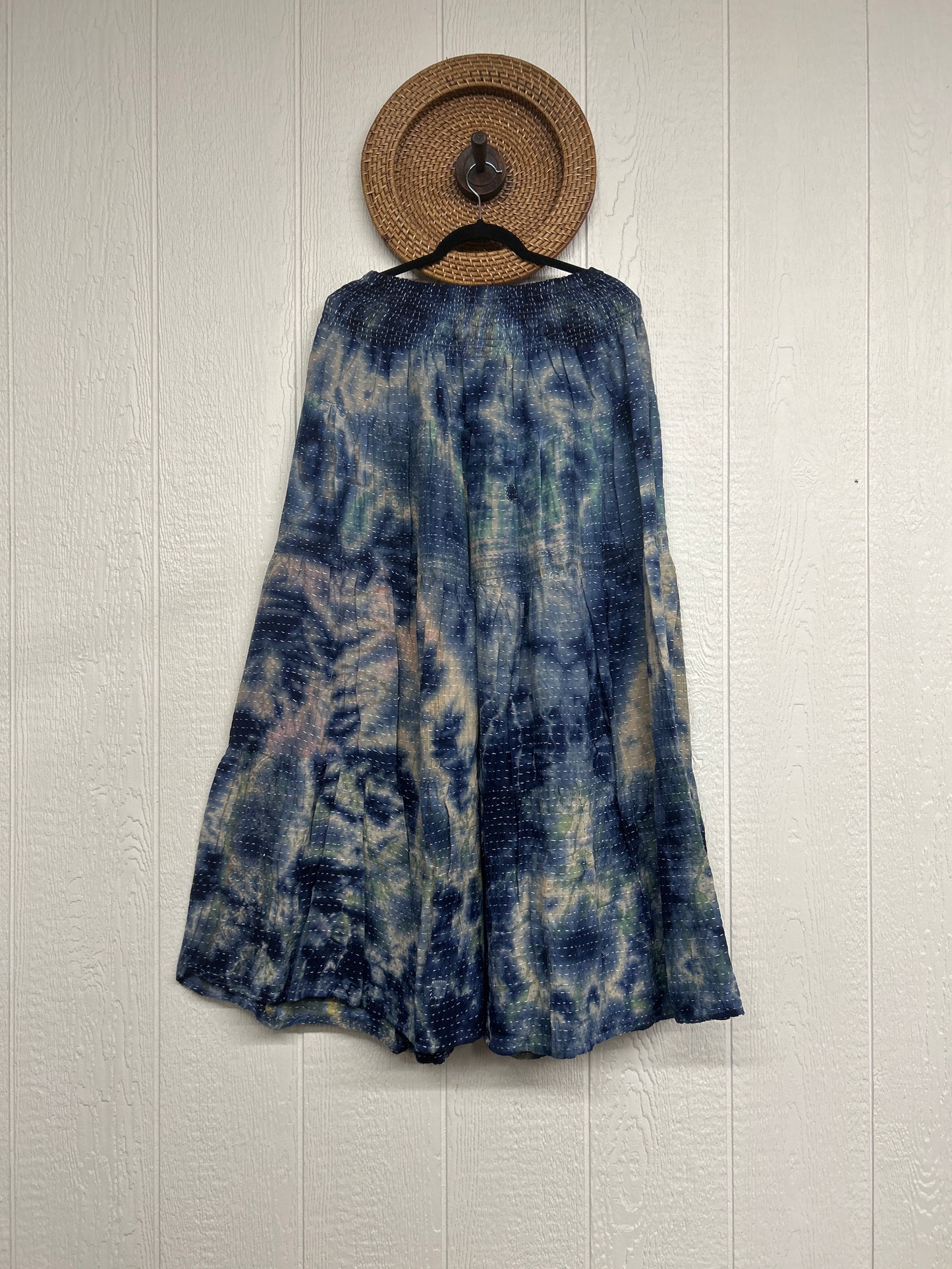 Pareo Kantha Lotus Maxi Skirt 0826 012