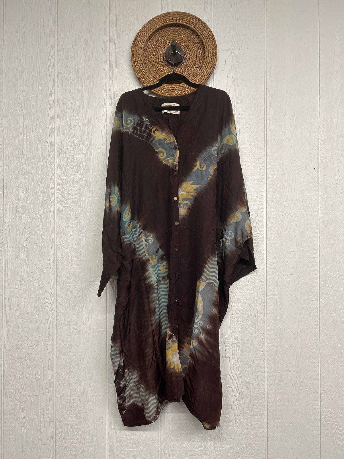 Crepe Sari Gaia Duster Dress 0826 141