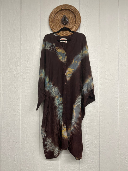Crepe Sari Gaia Duster Dress 0826 141