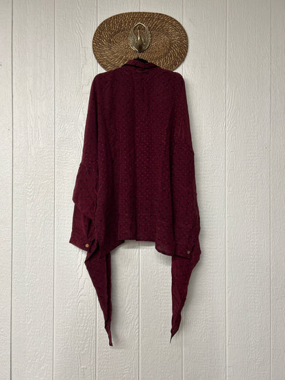 Crepe Sari Nirvana Button Down 1125 161