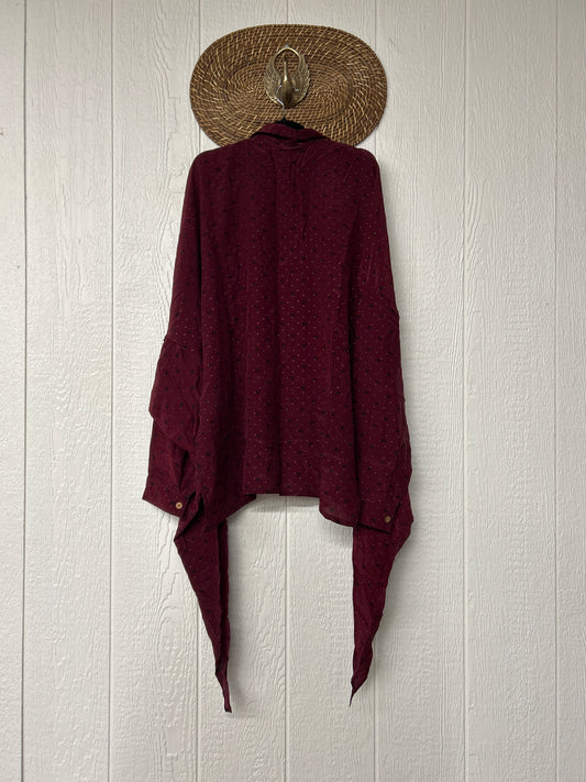 Crepe Sari Nirvana Button Down 1125 161