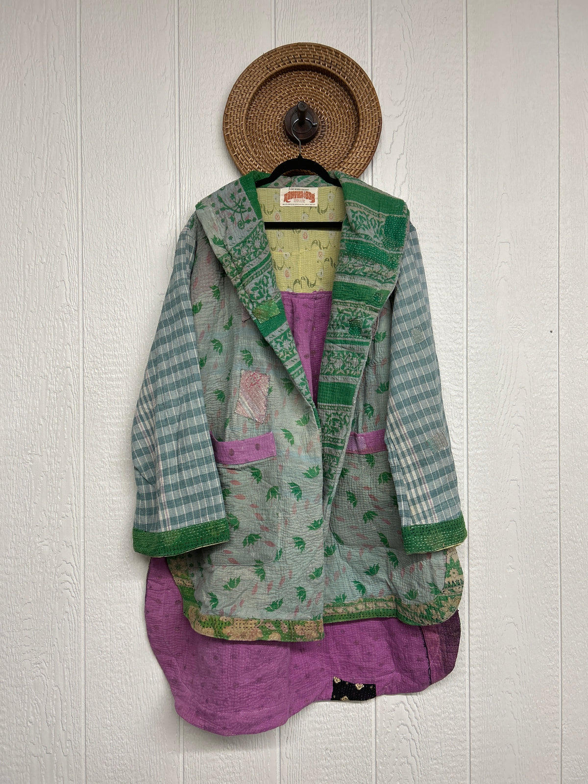 Fine Kantha Drifter Coat 1026 253