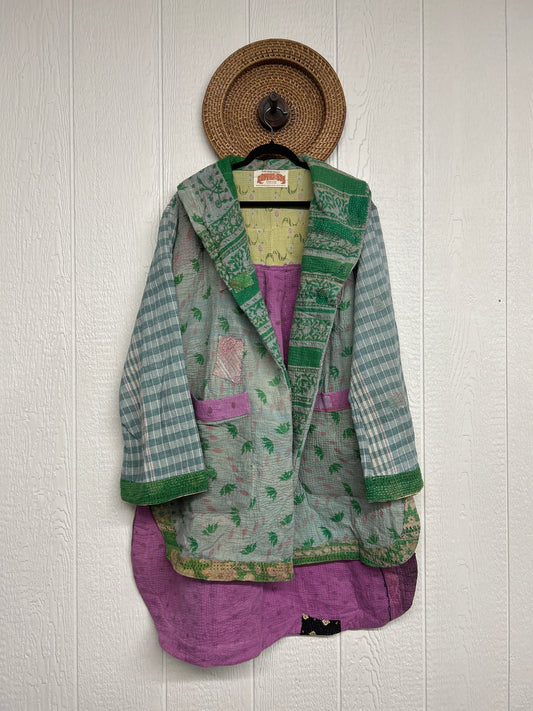 Fine Kantha Drifter Coat 1026 253