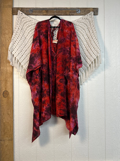 Crepe Sari Orchid Kimono 0626 247