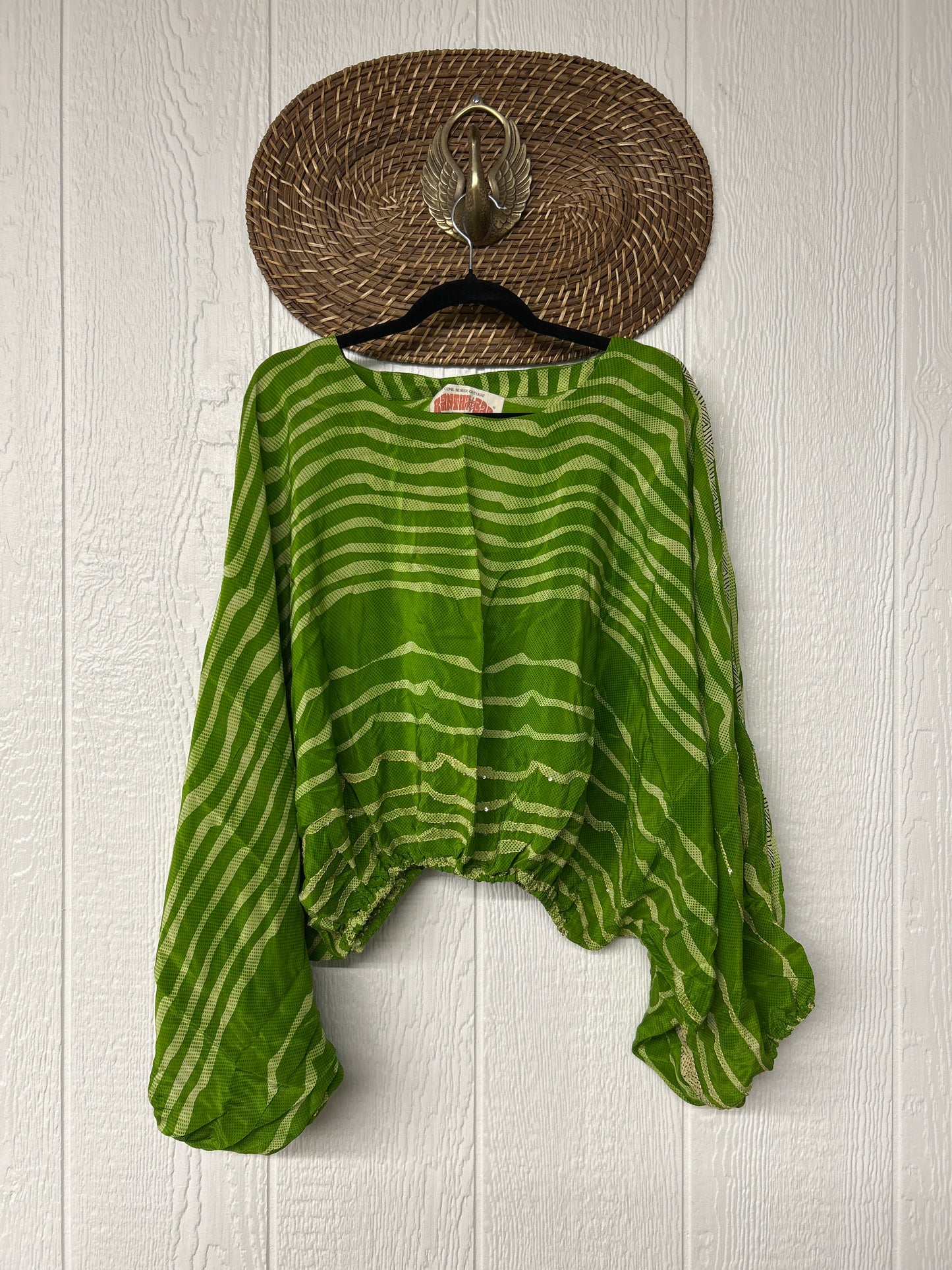 Crepe Sari Luna Crop Top 0526 016