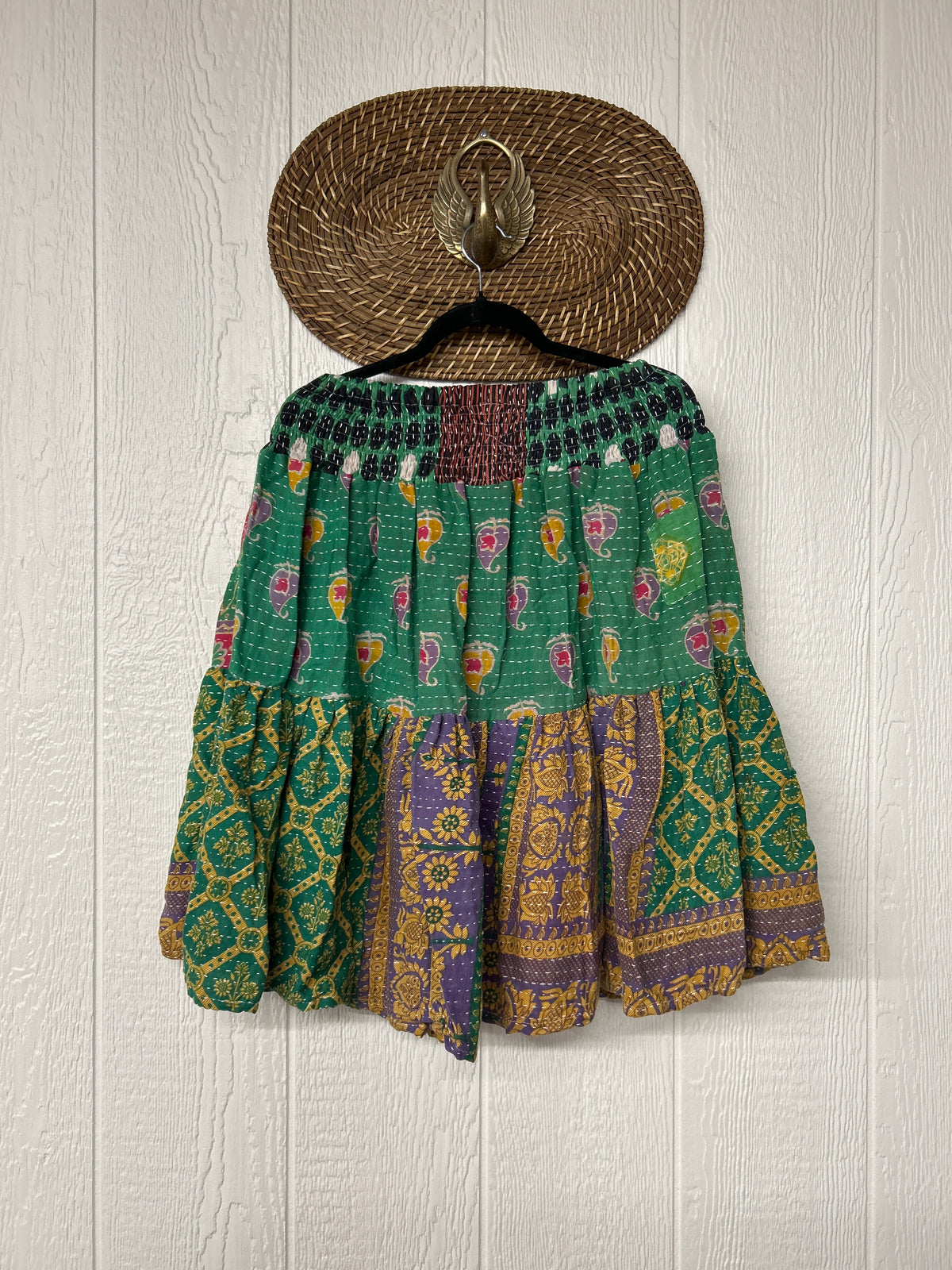 Pareo Kantha Meadow Skirt 0826 052