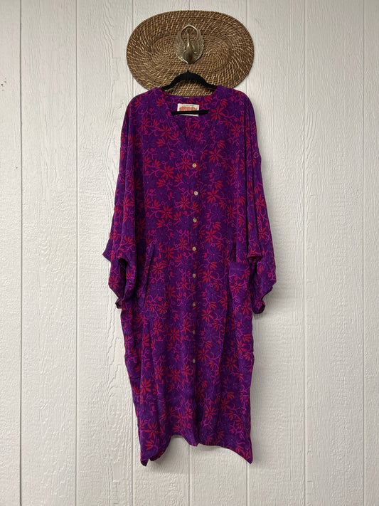 Crepe Sari Gaia Duster Dress 0826 065