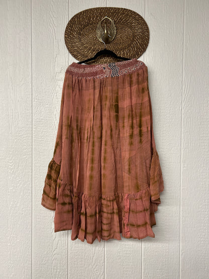 Crepe Sari Dahlia Skirt 1026 227