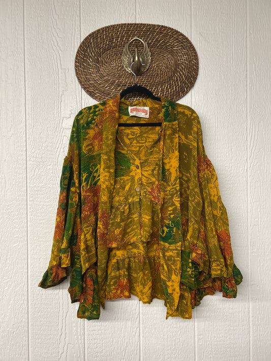 Crepe Sari Wild Rose Top 1225 158